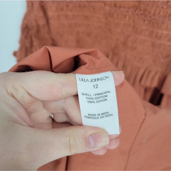 Ulla Johnson Clay Madeline Midi Dress 12 - Picture 9 of 10